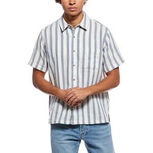 Sovereign Code Mens  Stripe Shirt, Blue